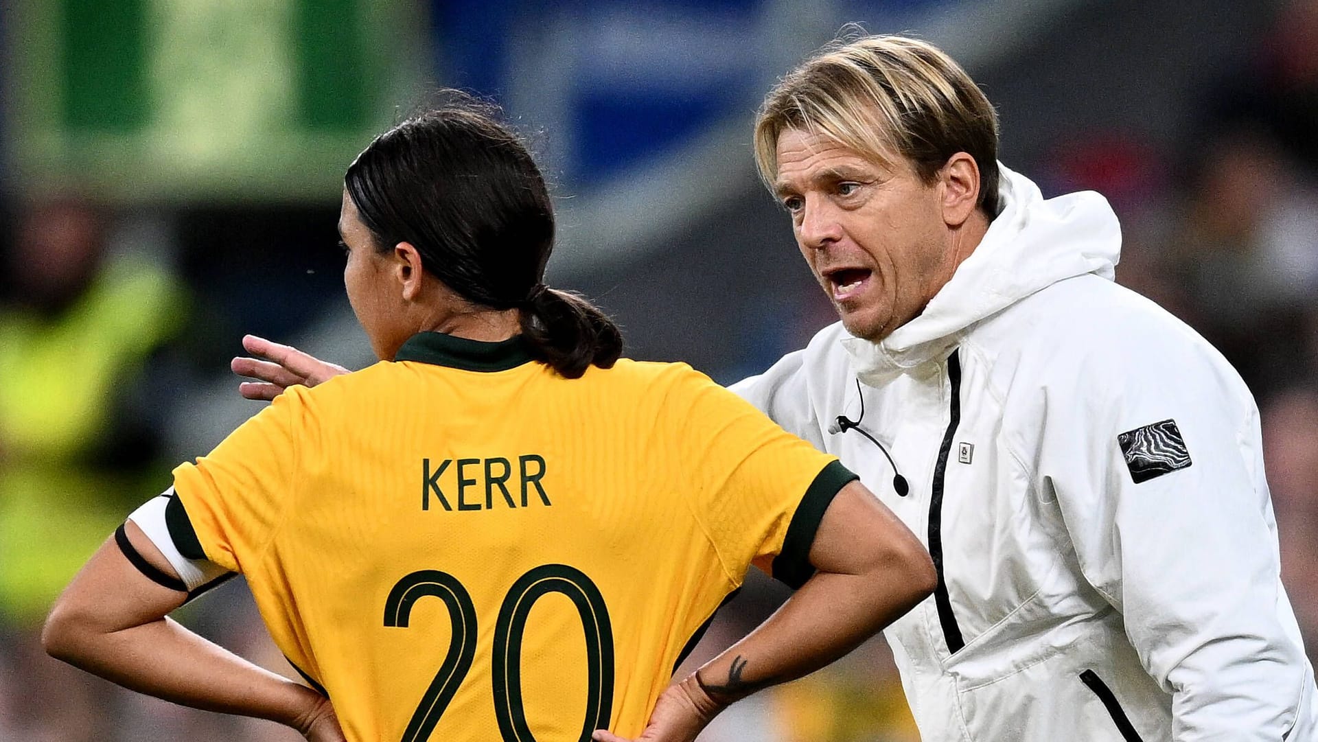 Sam Kerr und Tony Gustavsson (r.): Sie träumen vom Titel im eigenen Land.