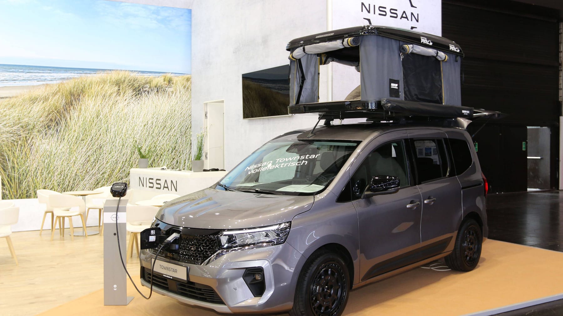 Nissan Townstar Elektro-Camper feiert Premiere auf dem Caravan Salon 2023  in Düsseldorf