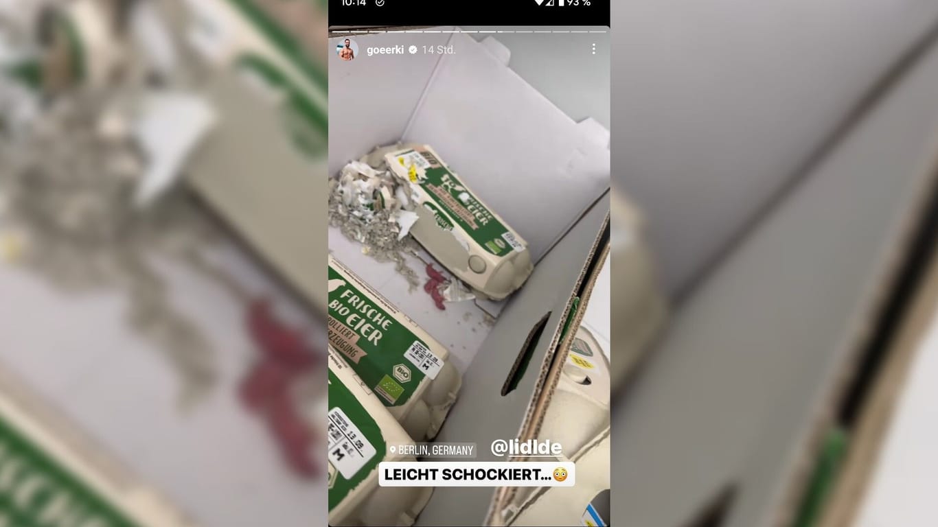 Instagram-Post eines Influencers über angebliche Rattenbabies ineinem Berliner Supermarkt