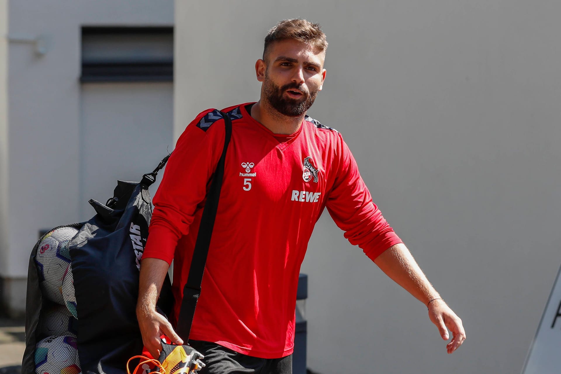 1. FC Köln: Nikola Soldo auf dem Trainingsgelände am Geißbockheim.