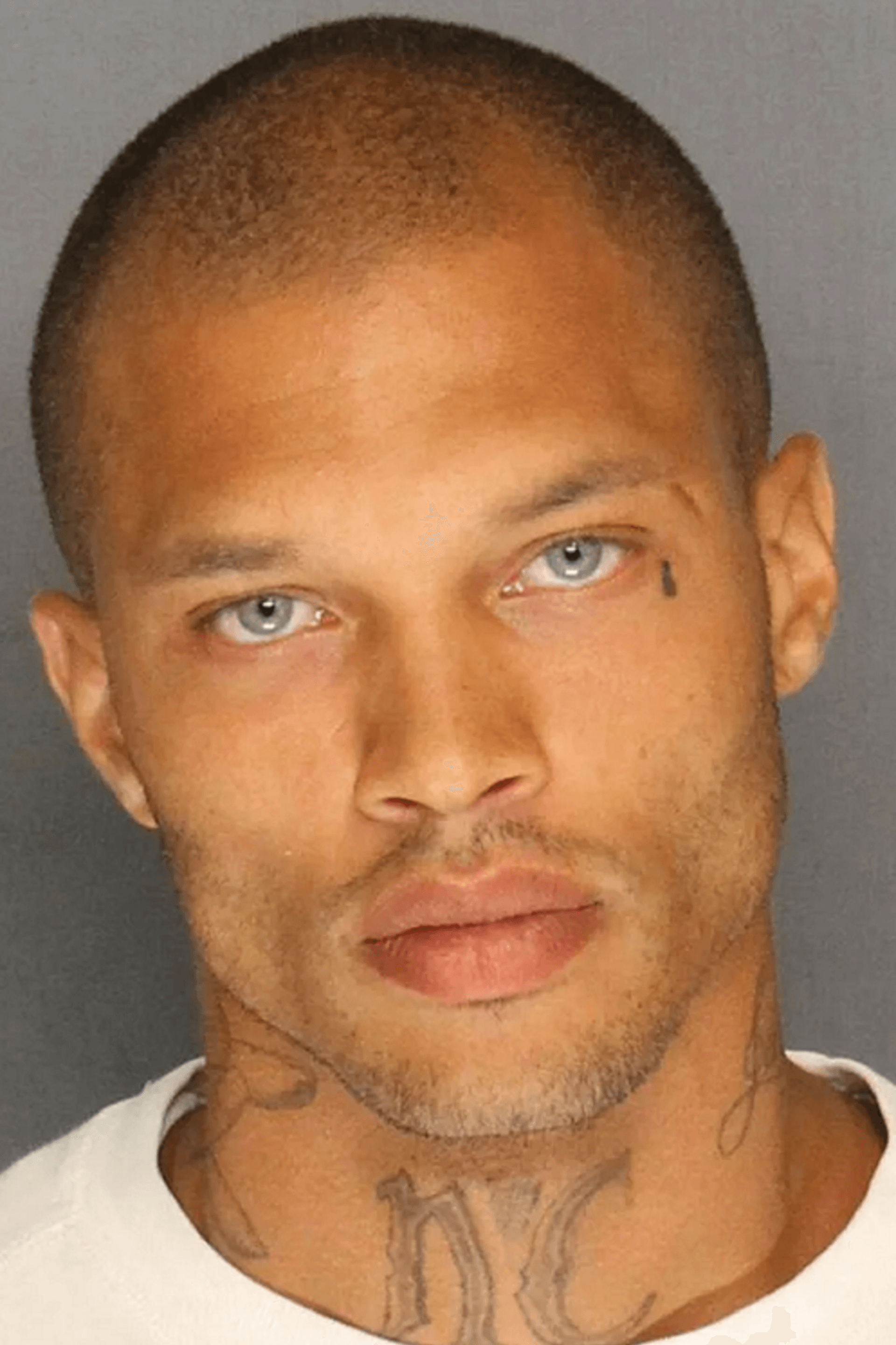 Jeremy Meeks im Juni 2014 wegen unerlaubten Waffenbesitzes