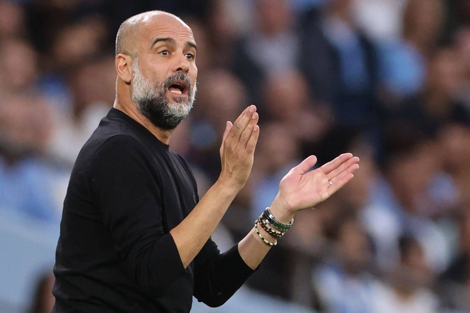 Pep Guardiola: Auf den Spanier müssen die "Skyblues" vorerst verzichten.