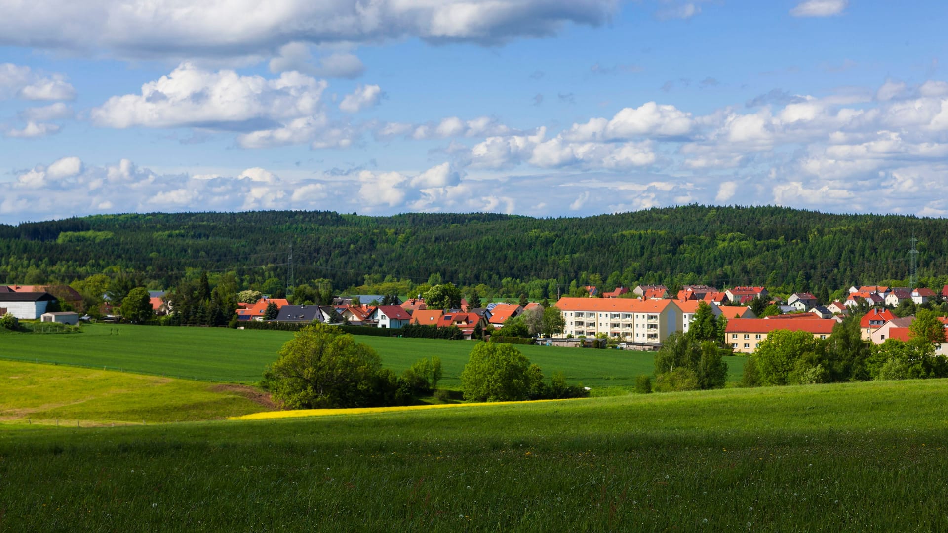 Dorfhain in der Sächsischen Schweiz (Archivbild): Hier sollen Eltern ihren Sohn vor einem Kinderheim abgesetzt haben.