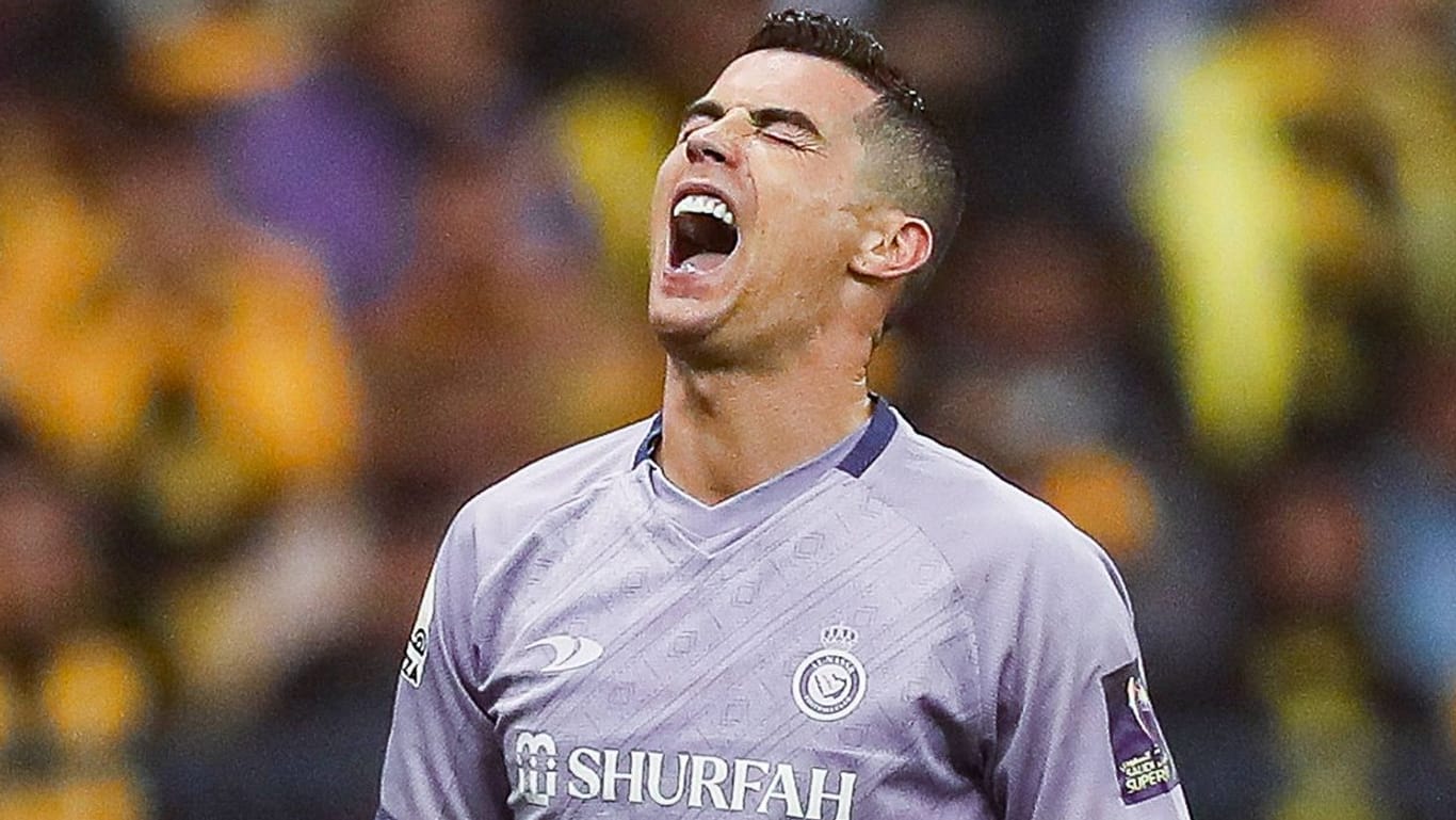 Ein Traum in Flieder: Cristiano Ronaldo spielt seit Januar 2023 für al-Nassr in Saudi-Arabien.