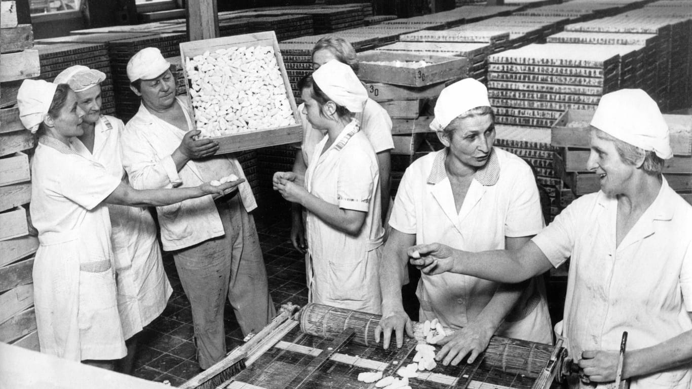 DDR-Süßwarenproduktion im Jahr 1975: Dieses Ostprodukt gibt es noch immer.
