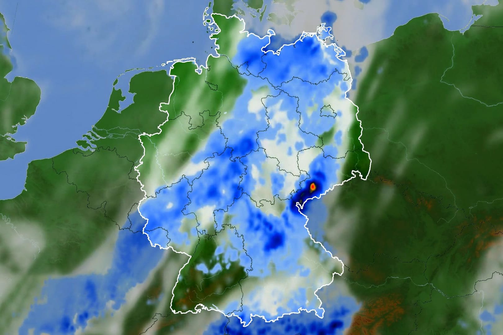 Hitze und Unwetter in Deutschland