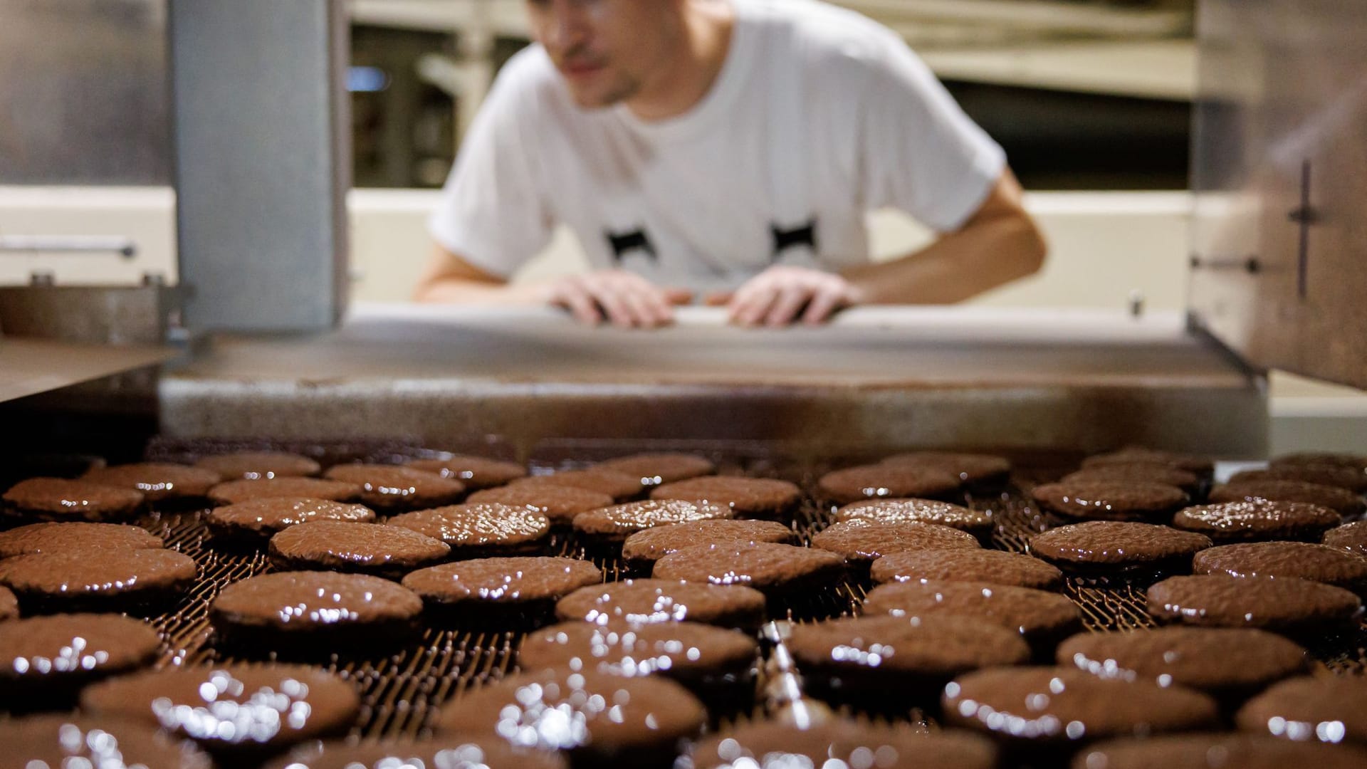 Lebkuchen-Produktion Lebkuchen-Produktion