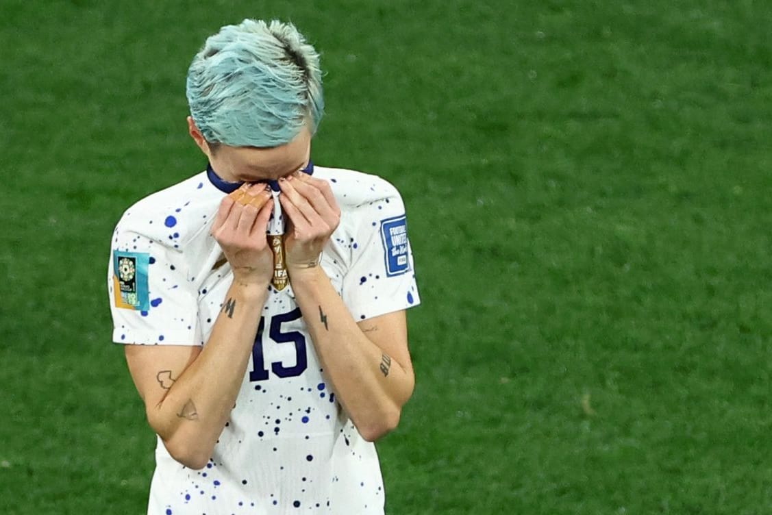 Megan Rapinoe: Die US-Amerikanerin verschoss einen wichtigen Elfmeter.