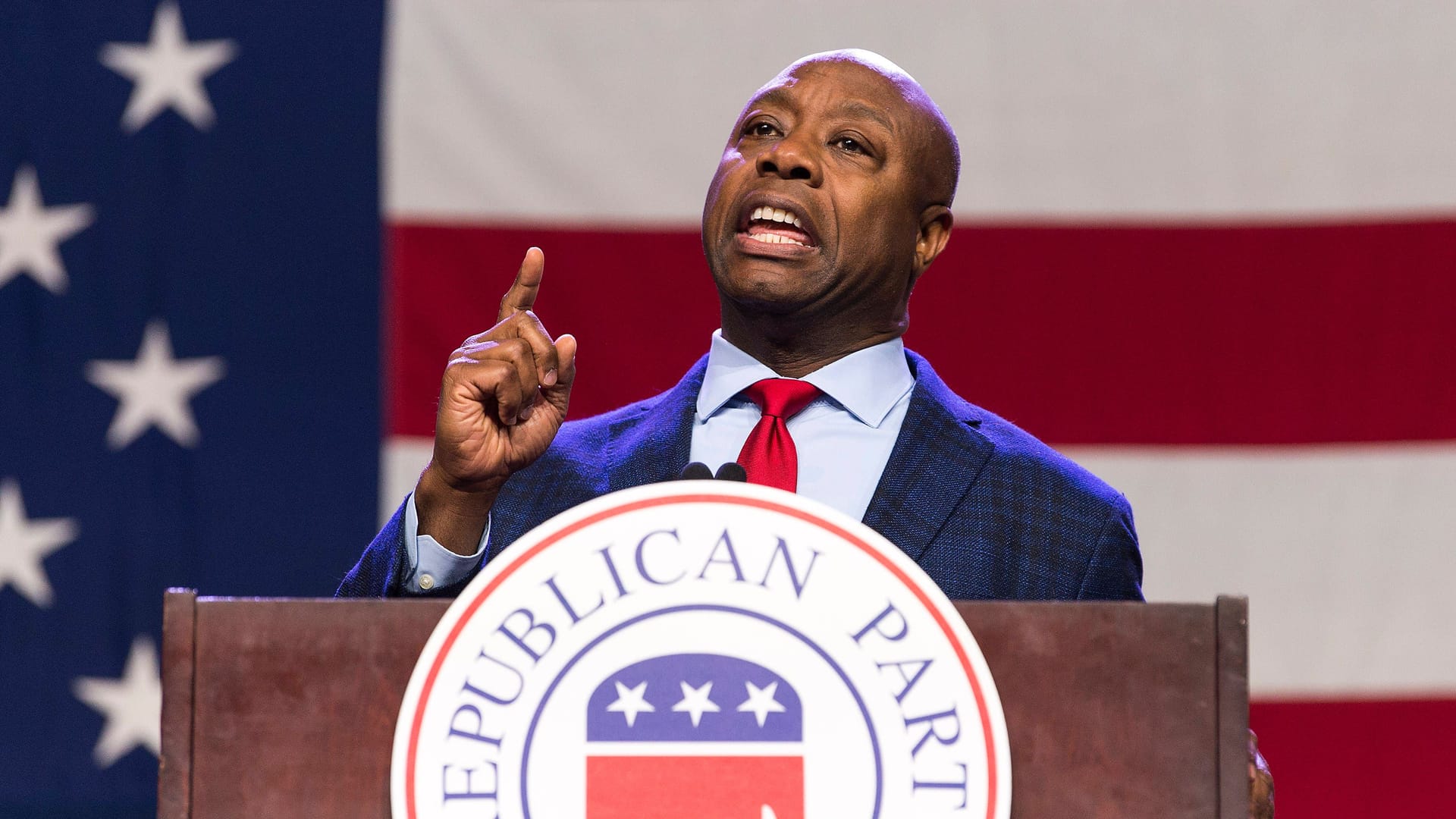 Keine Kritik an Donald Trump: US-Senator Tim Scott will eine nette Alternative sein (Archivbild).