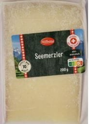 Milbona Seemerzler: Der Käse könnte Listerien enthalten.