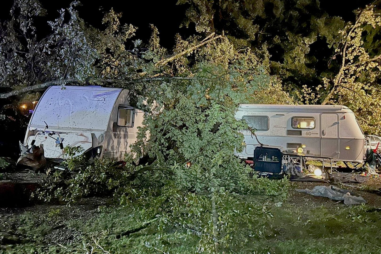 Unwetter sorgt für Chaos in Süddeutschland