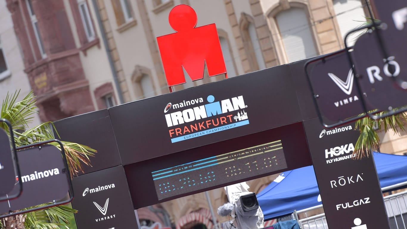 Ironman in Frankfurt am Main (Archivbild): Hier findet das Event seit Jahren regelmäßig statt.
