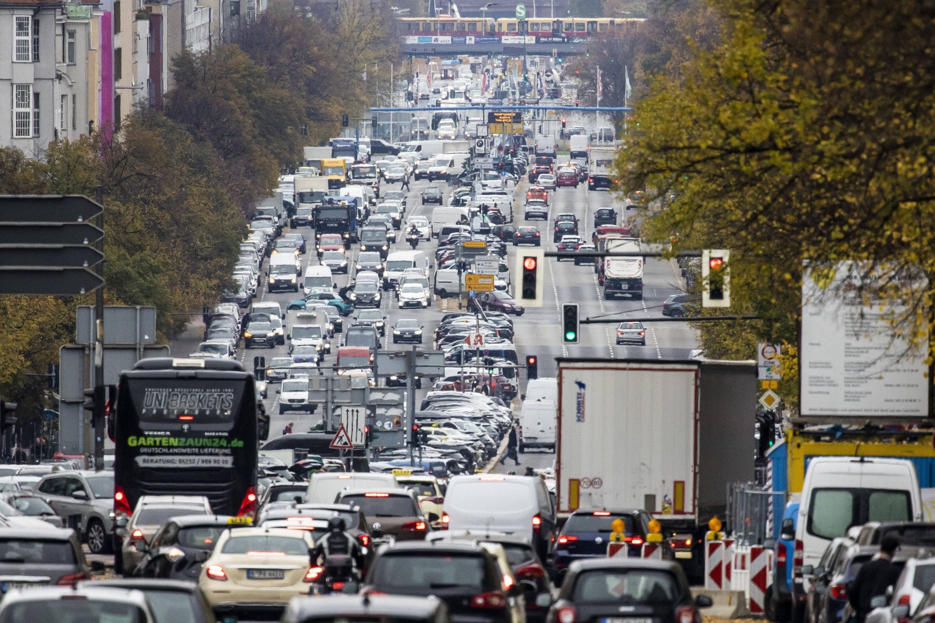 Hier knallts häufiger: Der Stadtverkehr in Berlin gilt als besonders berüchtigt.