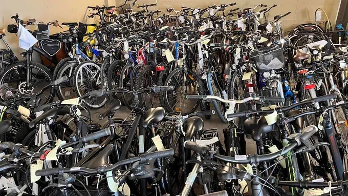 "Fahrradsammlung" der Berliner Polizei "Fahrradsammlung" der Berliner Polizei