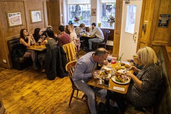 "Bank Tavern" in Bristol: Das Pub hat lediglich sieben Tische zum Essen.