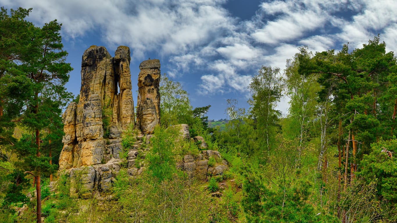 Klusfelsen im Harz (Symbolbild): In den Wäldern des Harz soll seit Jahren ein Einsiedler leben