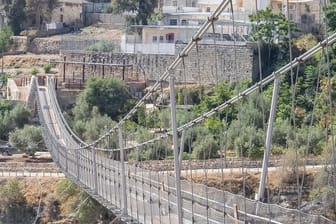200 Meter lange Hängebrücke in Jerusalem