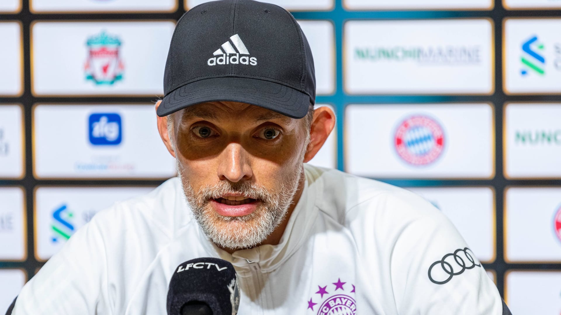 Thomas Tuchel: Der Bayern-Trainer freut sich auf die Rückkehr Manuel Neuers.