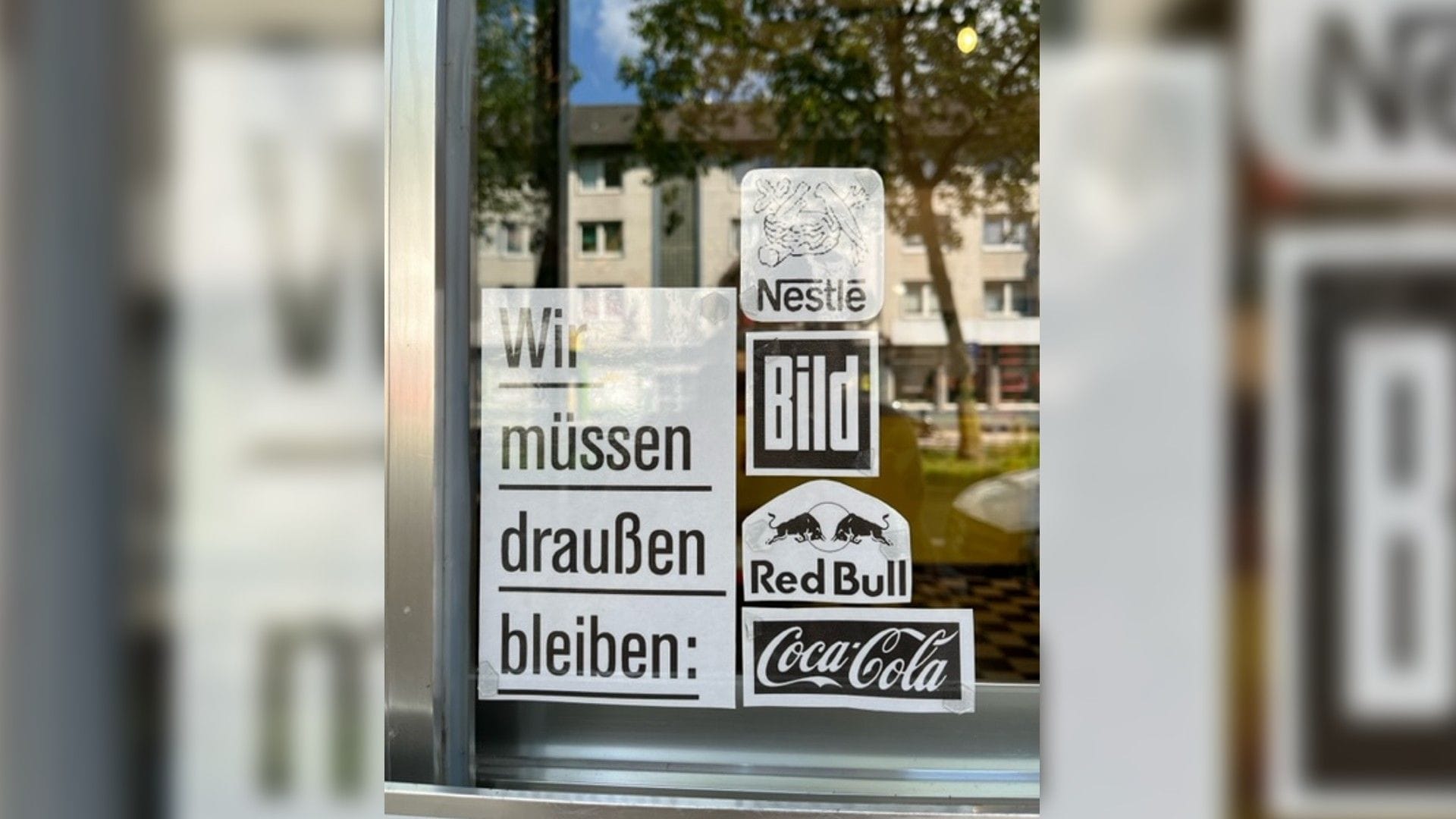 Coca-Cola, Red Bull, Nestlé und die "Bild"-Zeitung hat der Kiosk verbannt.