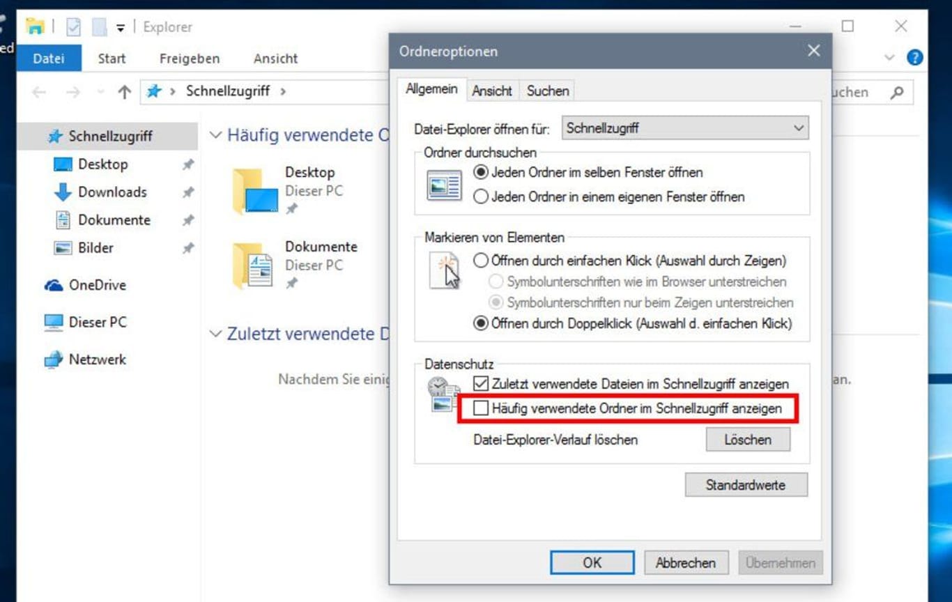 Windows 10 Schnellzugriff Löschen Und Anpassen
