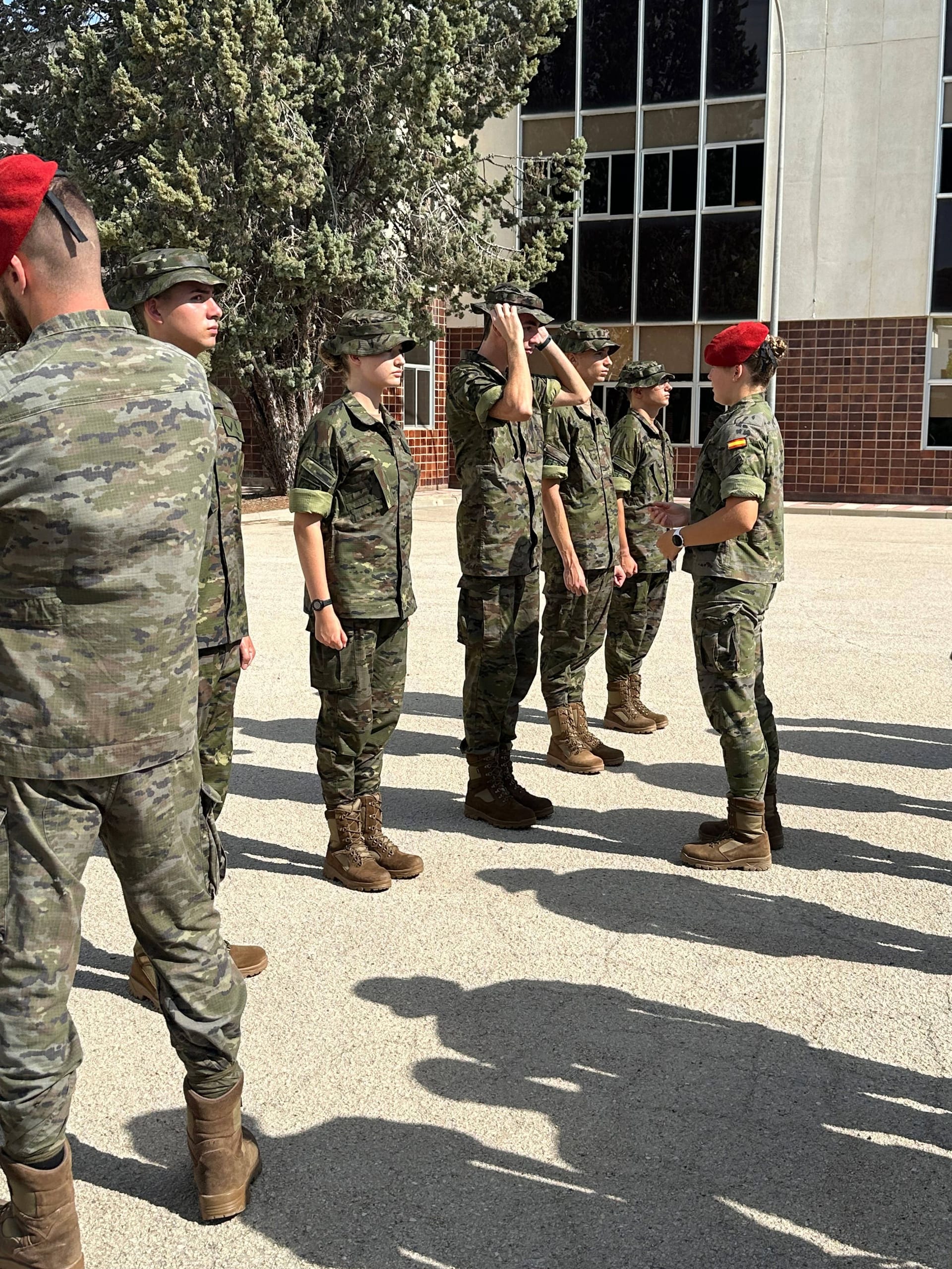 Prinzessin Leonor in der Militärschule