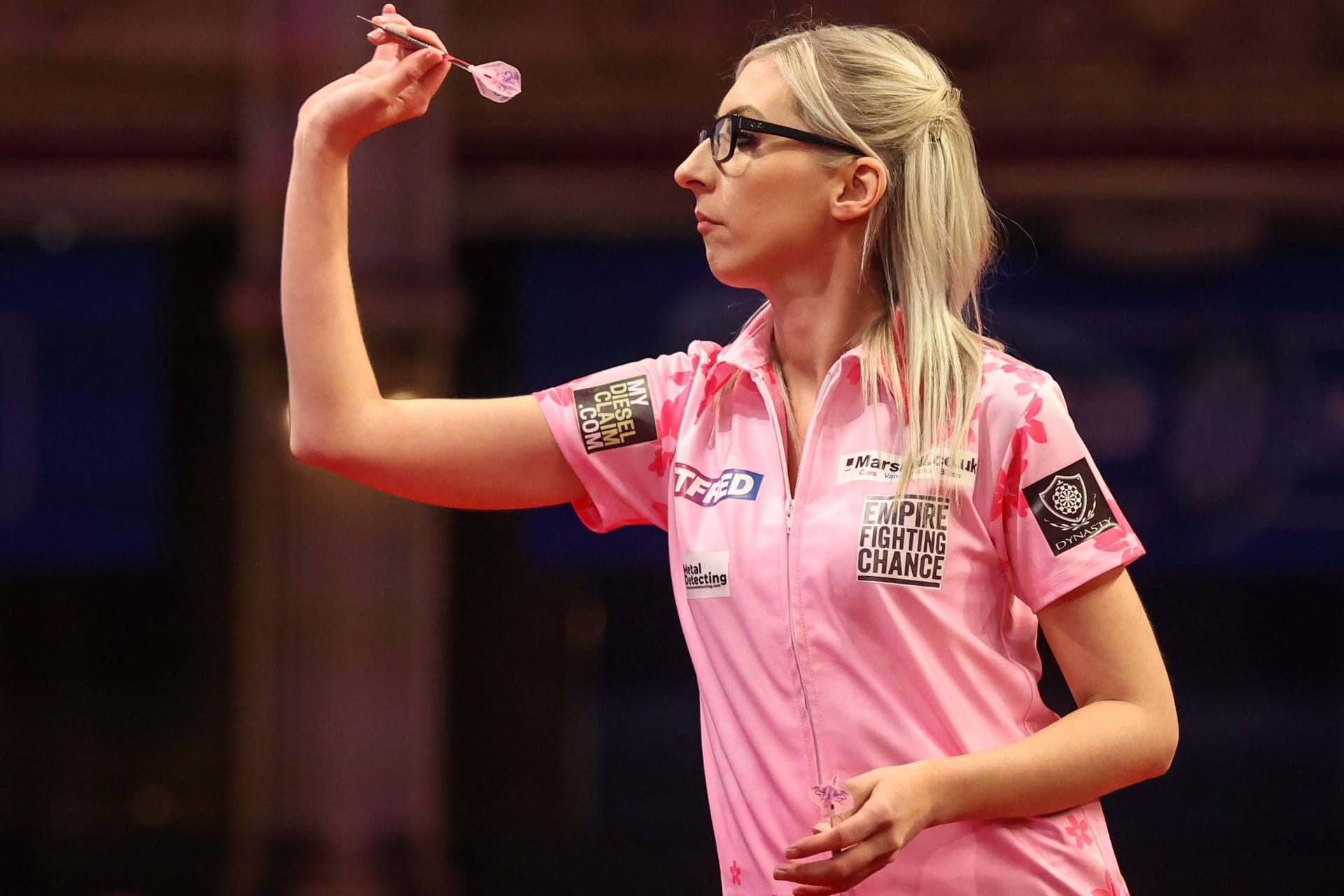 Fallon Sherrock, hier beim Women s World Matchplay im Juli 2023: Nächster großer Erfolg.