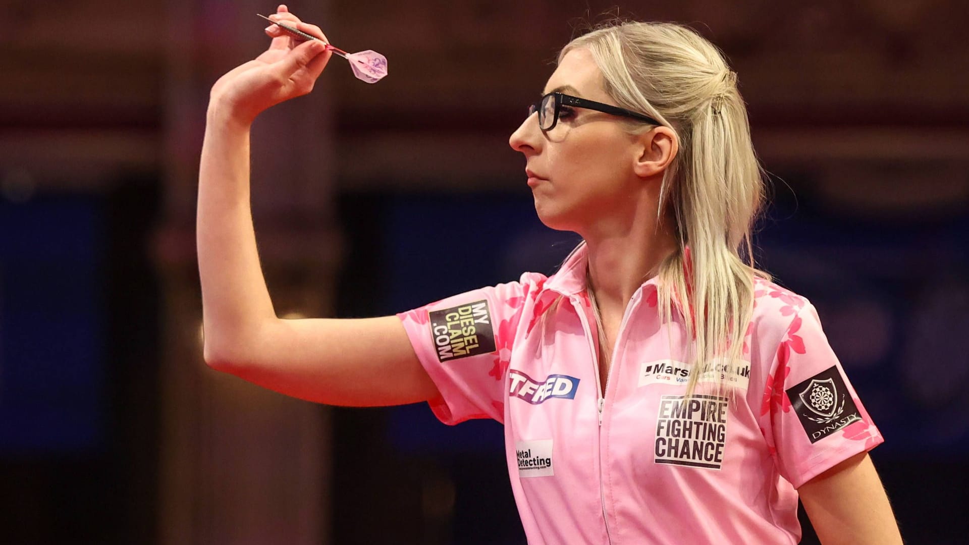 Fallon Sherrock, hier beim Women s World Matchplay im Juli 2023: Nächster großer Erfolg.