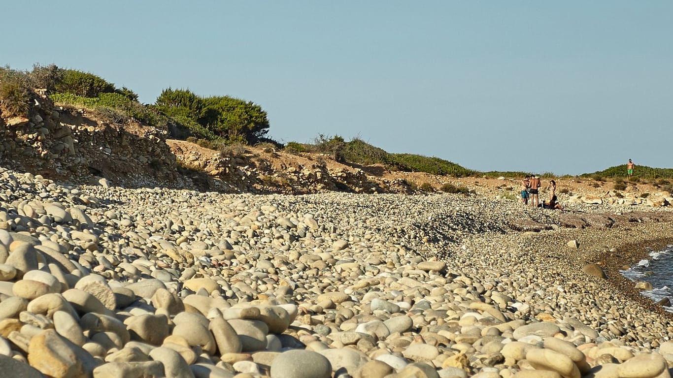 Punta Molentis auf Sardinien (Archivbild): Kieselsteine sind ein beliebtes Souvenir.