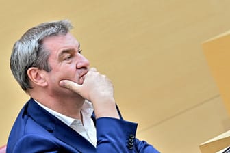 Markus Söder: Seine CSU liegt in Umfragen an der Spitze.