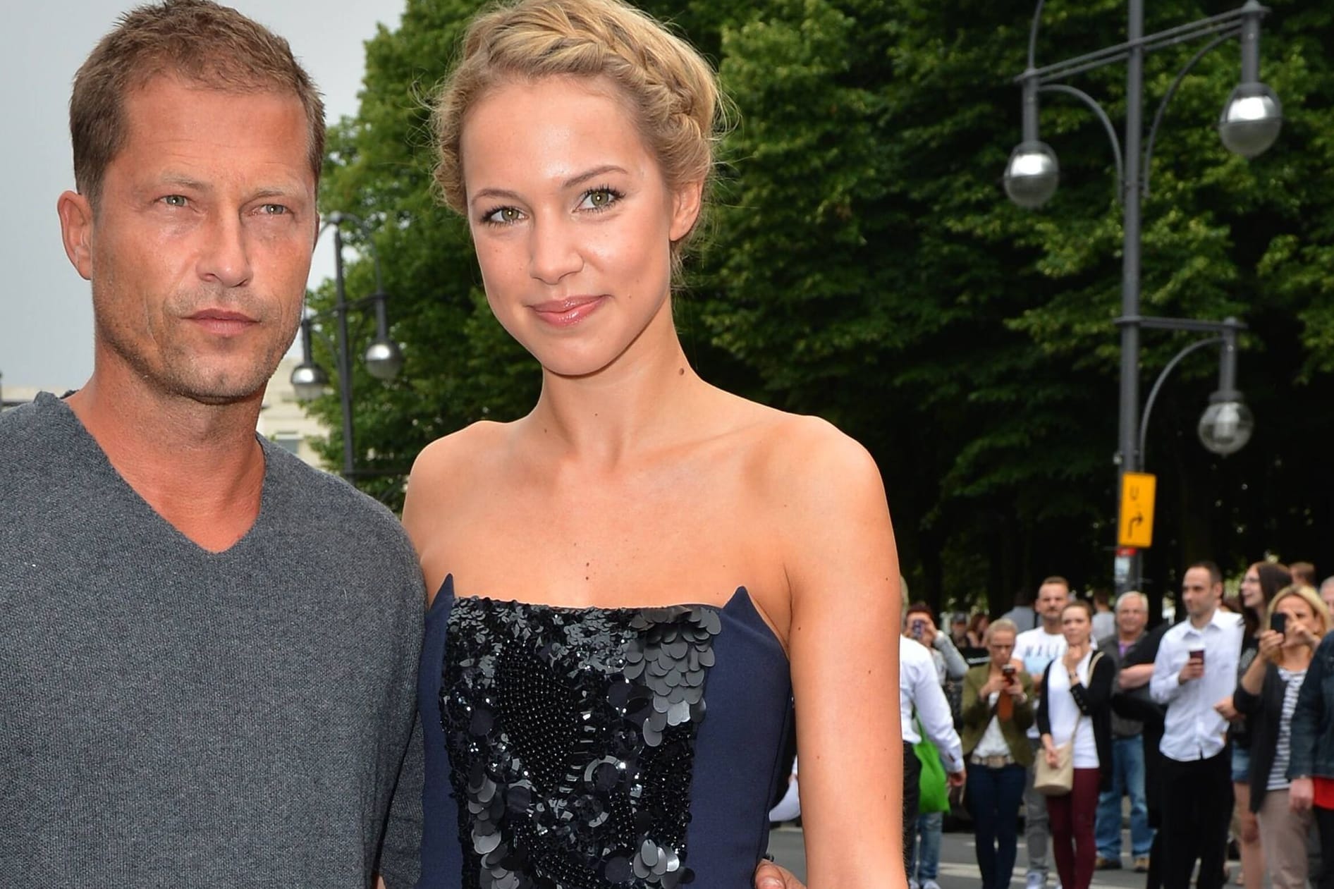 Til Schweiger mit Svenja Holtmann bei einem Auftritt 2023: Sie waren von 2011 bis 2013 liiert.