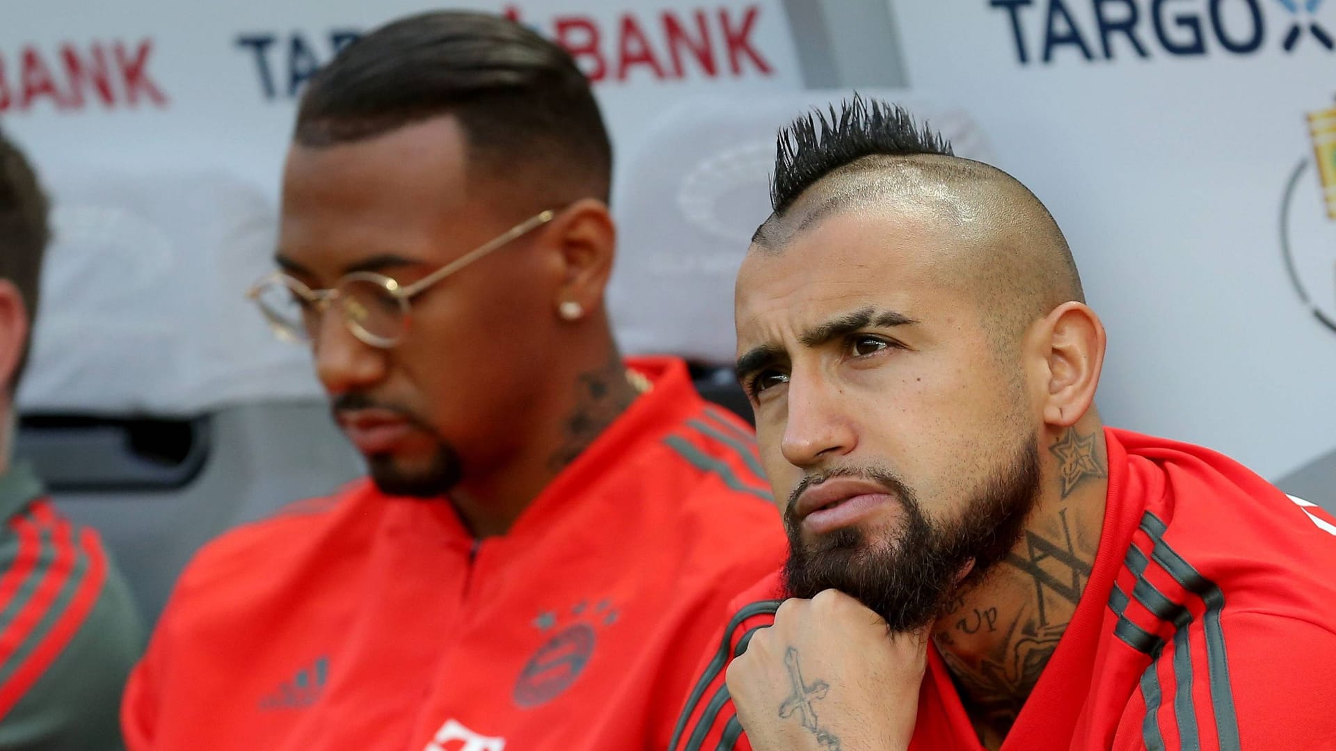 Arturo Vidal (r.): Der Chilene spielt inzwischen in Brasilien.