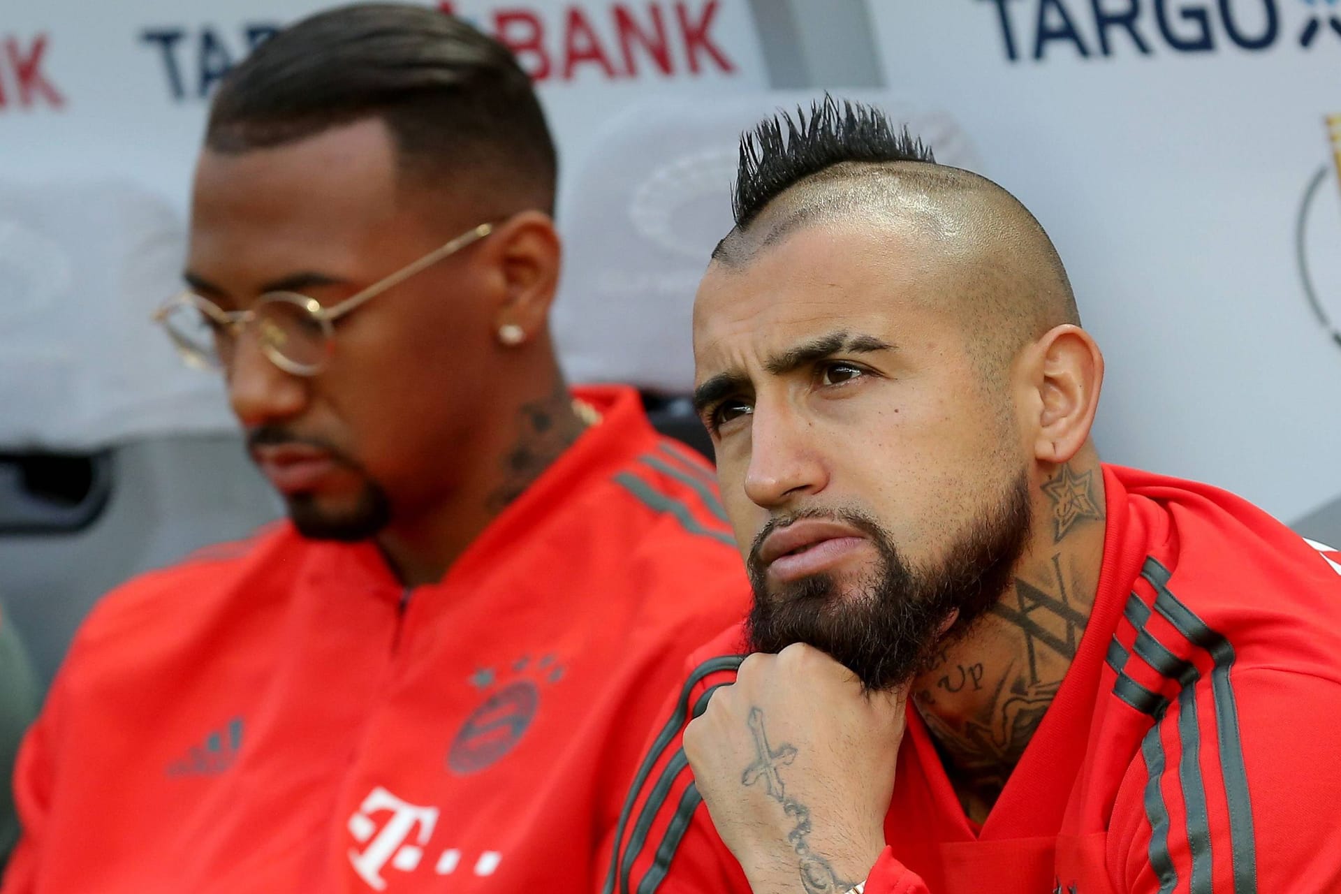 Arturo Vidal (r.): Der Chilene spielt inzwischen in Brasilien.