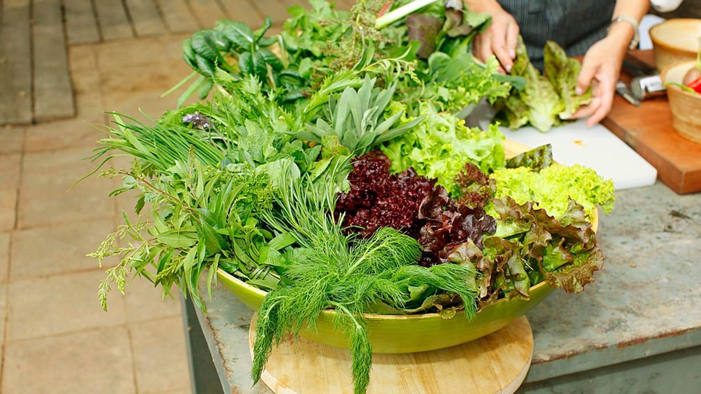 Frische Salate: Nicht alle Sorten sind gleich nährstoffreich.