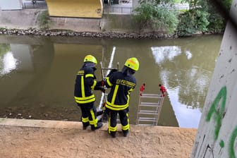 Die Polizei Frankfurt fand am Montagmittag eine Leiche unterhalb der Maybachbrücke.