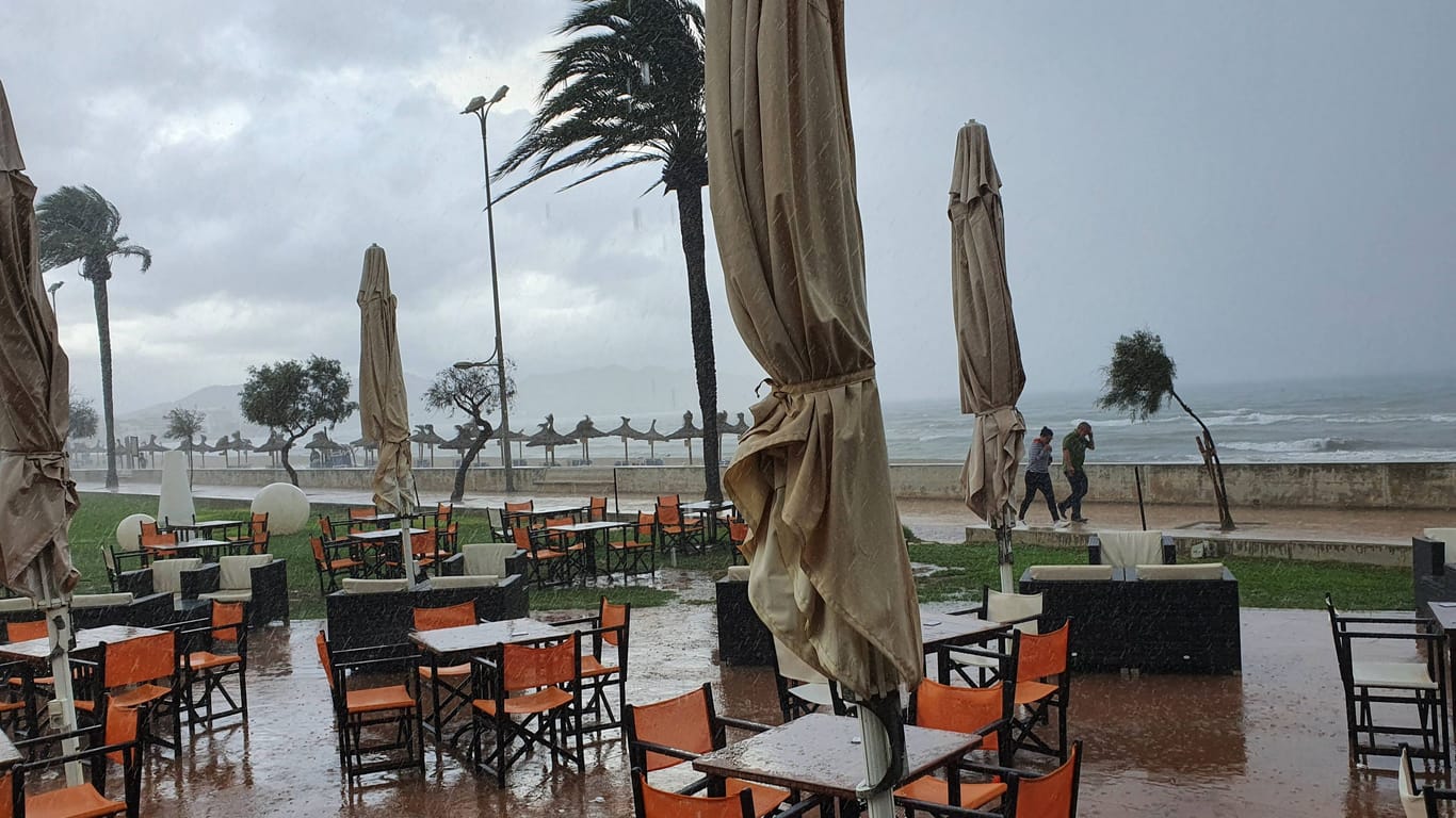 Unwetter auf Mallorca: Der Wetterdienst warnt erneut vor Starkregen und Stürmen.