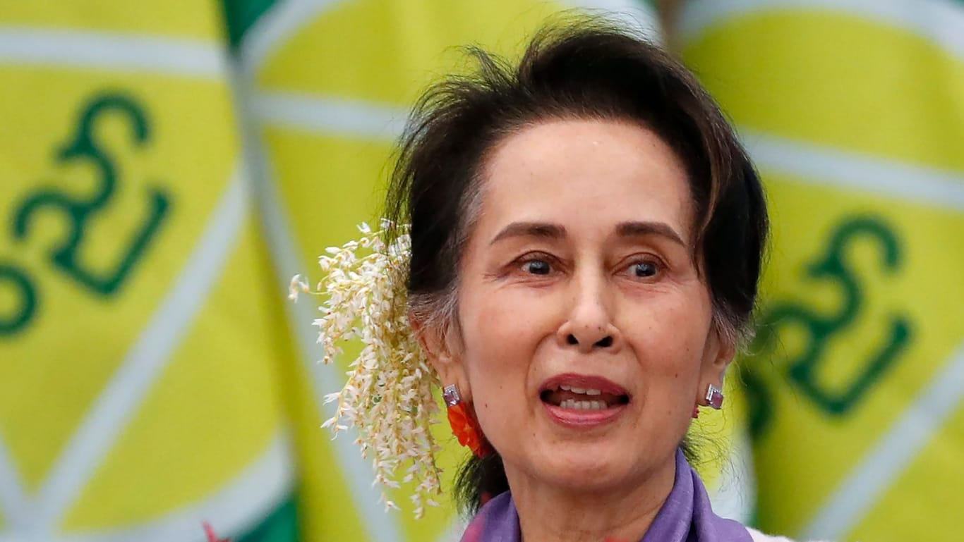 Aung San Suu Kyi (Archivbild): Im vergangenen Jahr hatte die Militärjunta ihre Haftbedingungen von Hausarrest zu Isolationshaft verschärft.