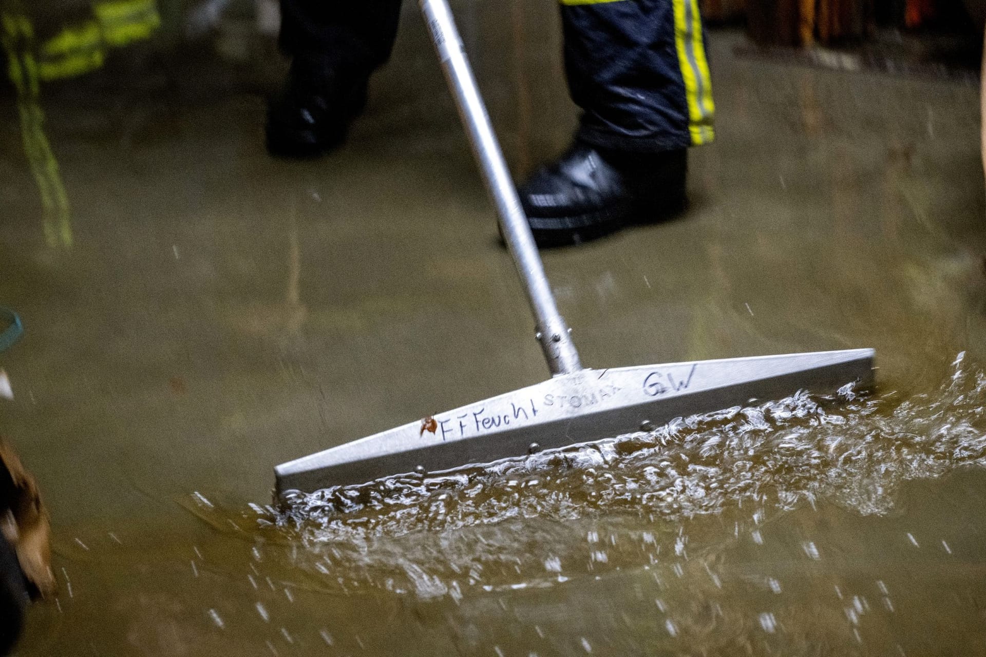 Nach starken Regenfällen in Nürnberg