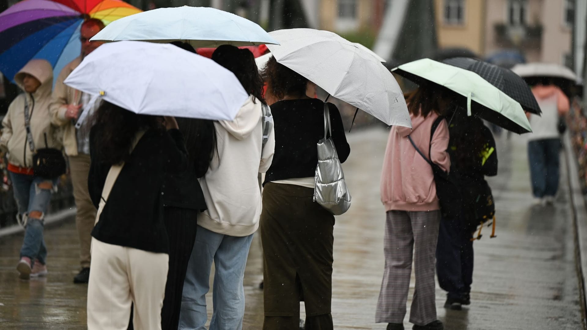 Regenwetter in Frankfurt am Main