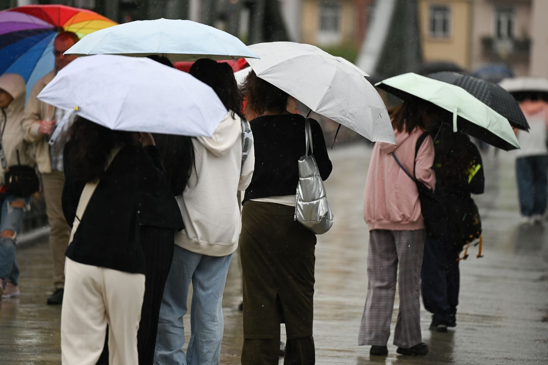 Regenwetter in Frankfurt am Main