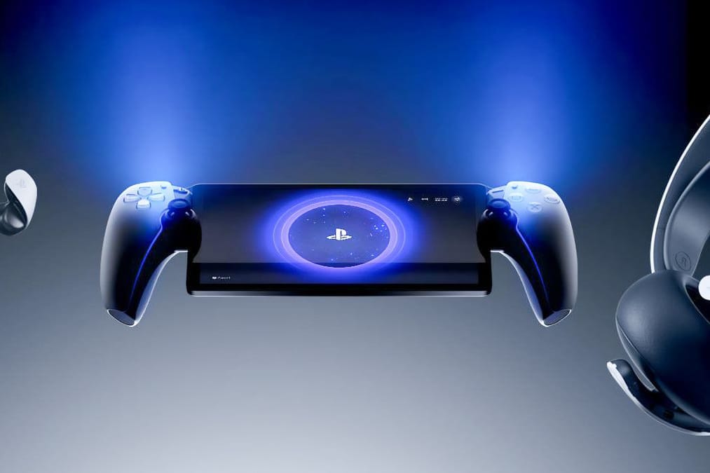 Die Playstation Portal: So soll die neue Handheld-Konsole aussehen.