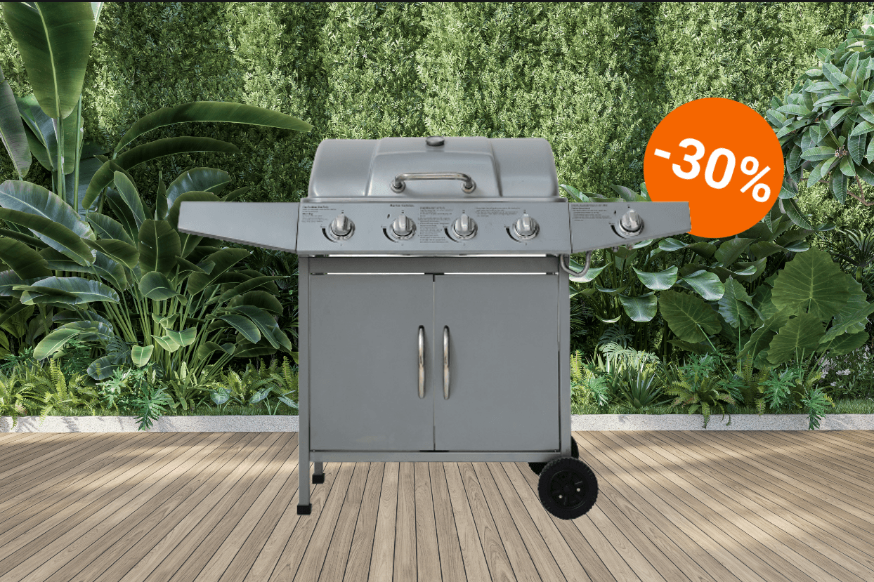 Angebot bei Netto: Sichern Sie sich diese Woche einen Gasgrill, eine Heißluftfritteuse oder einen Chefsessel zu Top-Preisen.