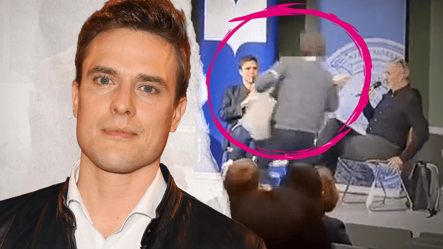 "Tagesschau"Sprecher Constantin Schreiber von Aktivisten mit Torte