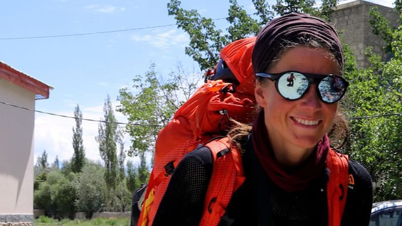 Kristin Harila auf dem Weg zum K2: Sie wehrte sich gegen Vorwürfe, dass einem schwer verletzten Träger nicht geholfen wurde.