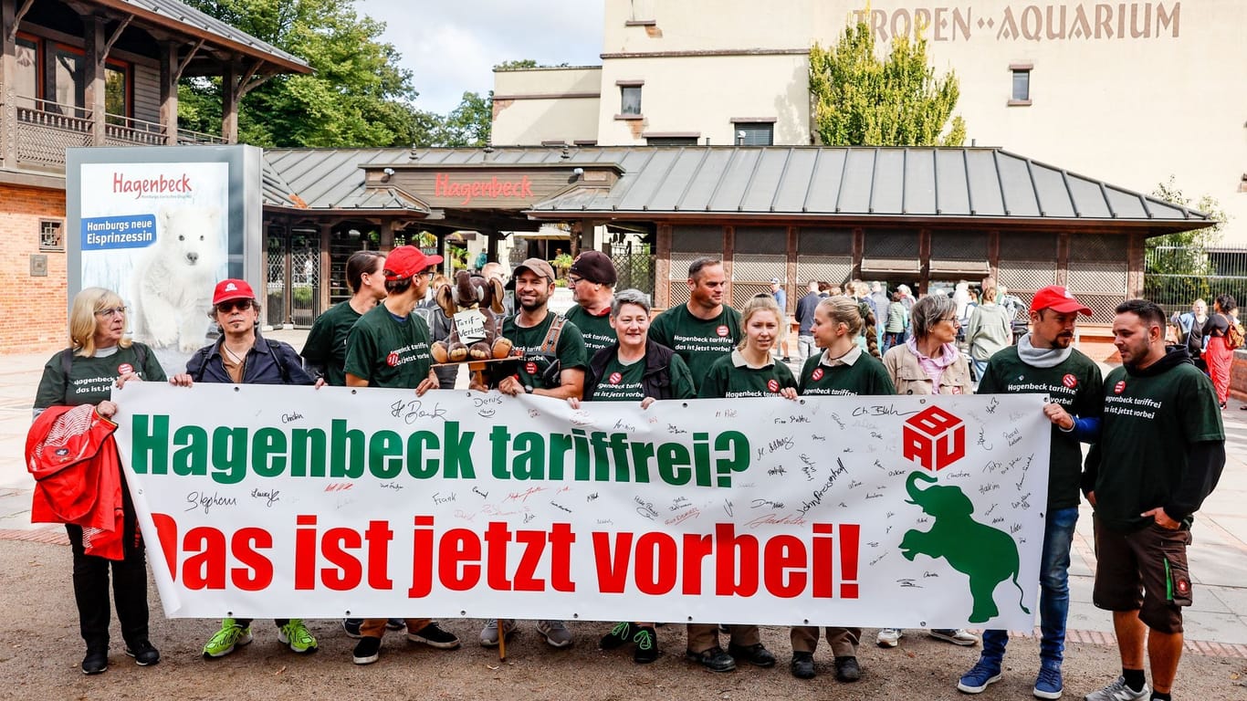 Streik im Tierpark Hagenbeck