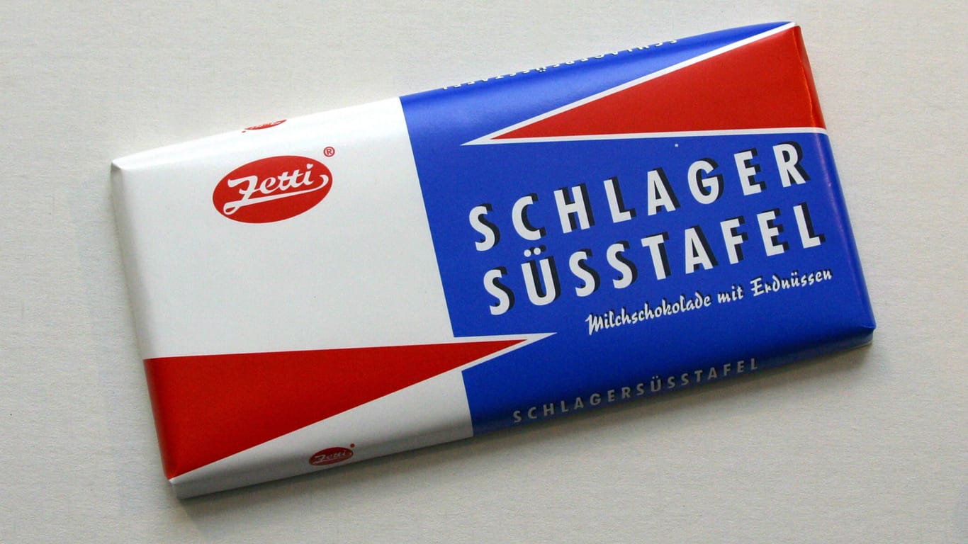 Populäre DDR-Schokolade: Die "Schlager Süsstafel" hatte 2000 ihr Comeback durch die Firma "Zetti".