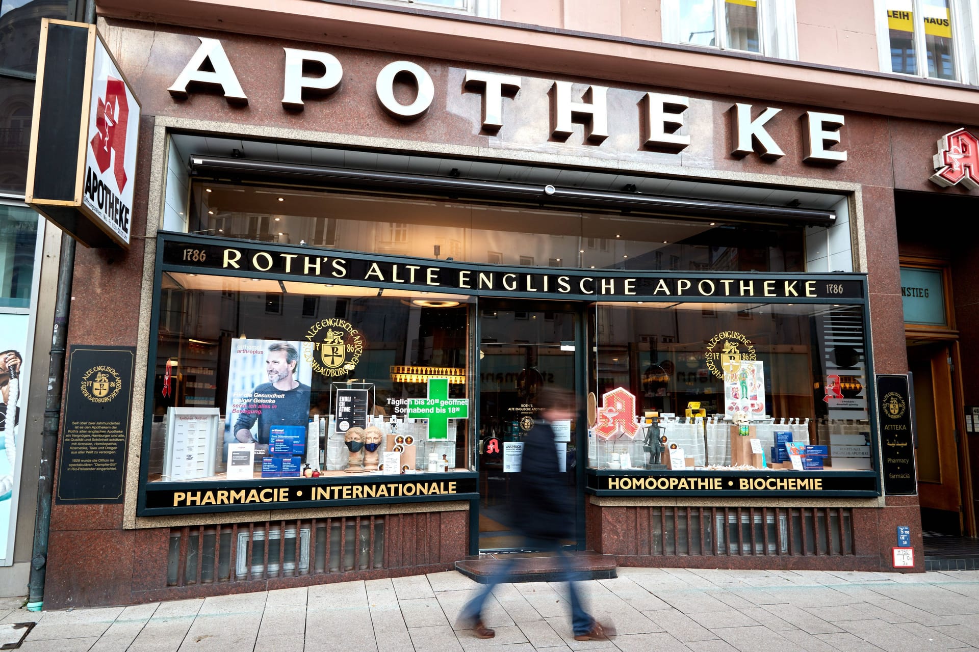 "Roth’s alte englischer Apotheke" gibt es bereits seit dem 18. Jahrhundert