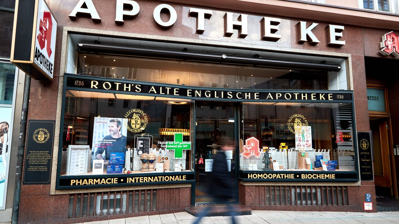 "Roth’s alte englischer Apotheke" gibt es bereits seit dem 18. Jahrhundert