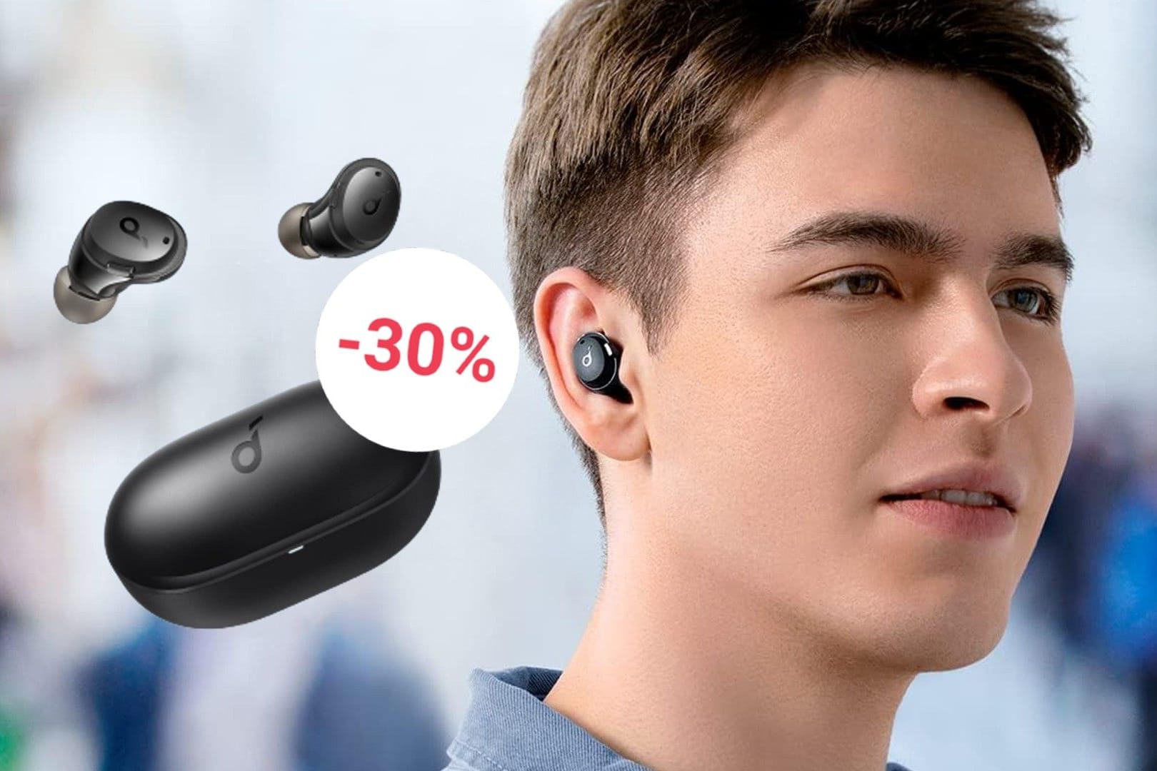 Die kleinen Bluetooth-Stöpsel besitzen eine aktive Lärmreduzierung.