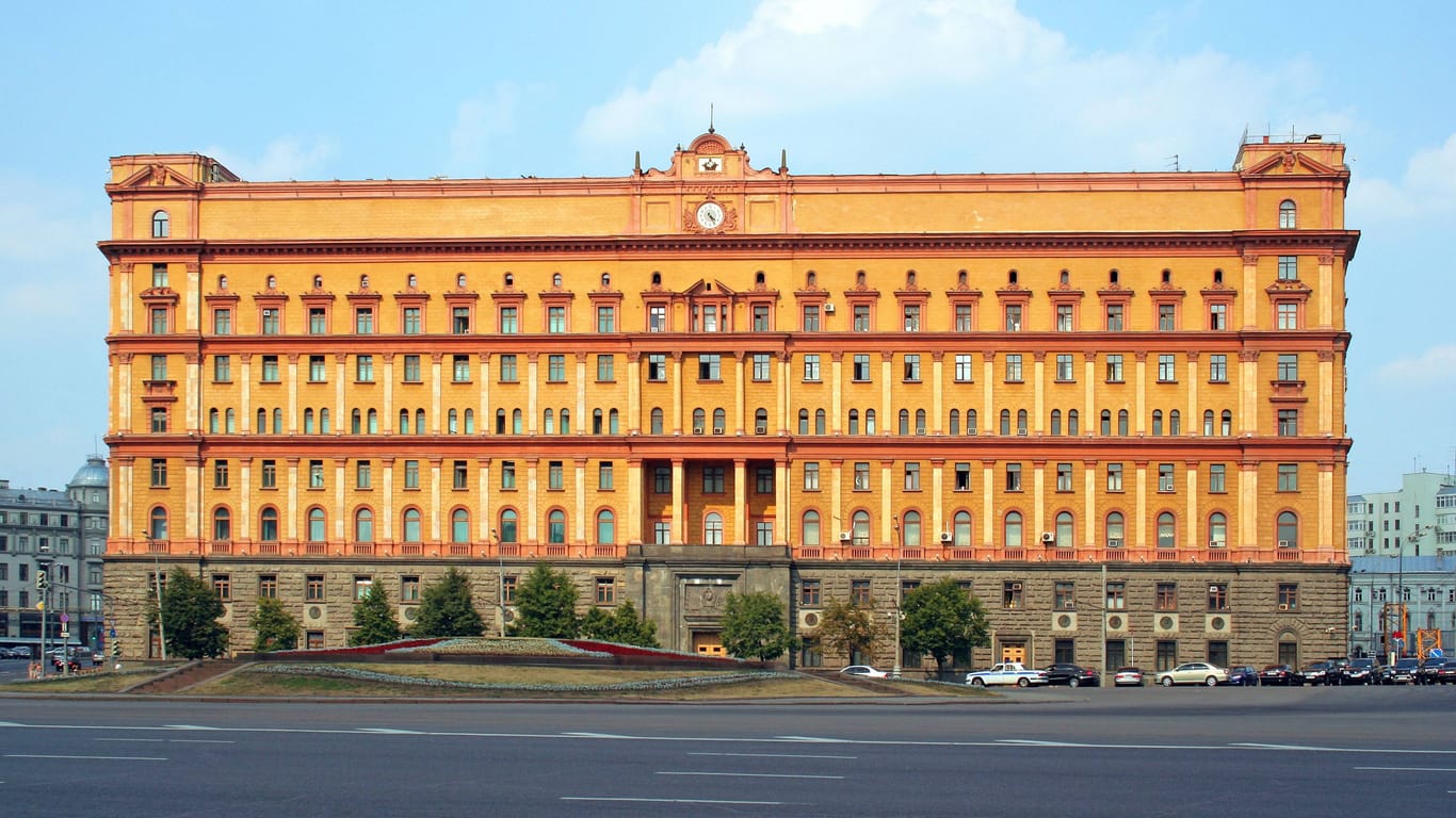 Das ehemalige KGB-Hauptquartier am Lubjanka-Platz in Moskau (Archivbild): Heute sitzt hier Russlands Inlandsgeheimdienst FSB.