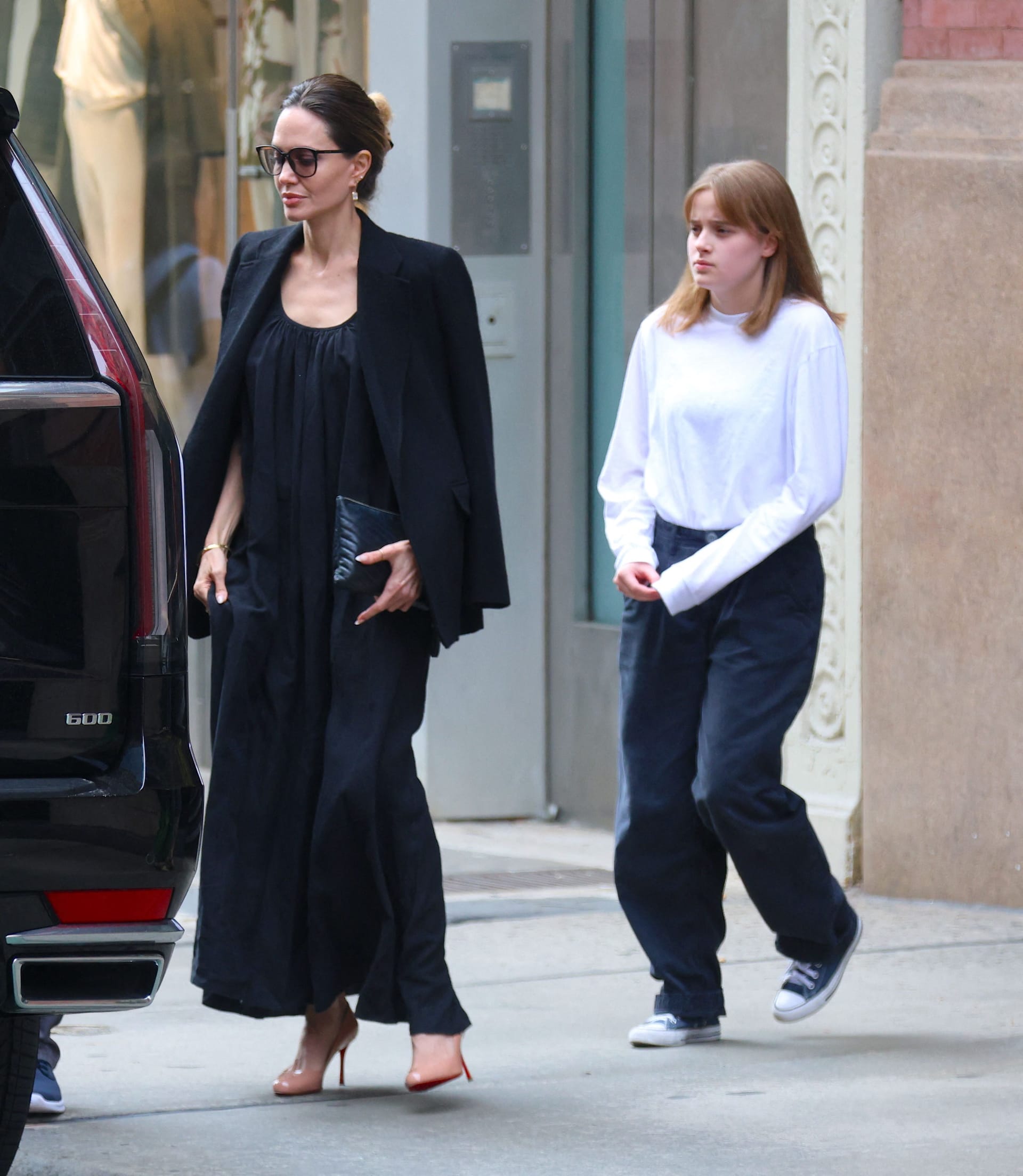 Angelina Jolie und ihre Tochter Vivienne in New York City